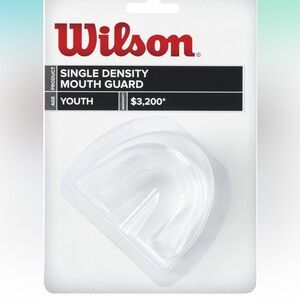 Wilson Youth Single Density Mouth Guard Protector, BPA Free, Made In The USA